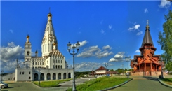 HDR панорама. Церковь Всех Святых на ул.Всехсвятская